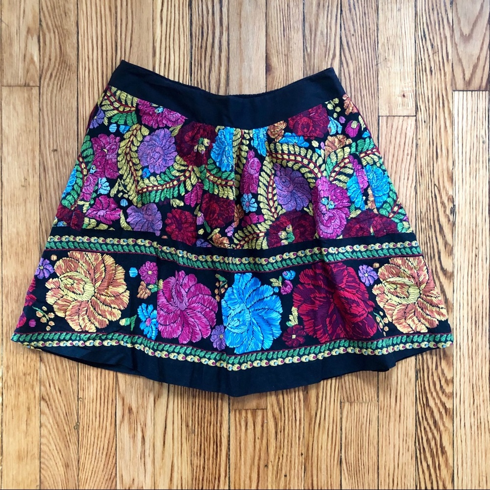 Anthropologie by Edmé & Esyllte Printed Skirt